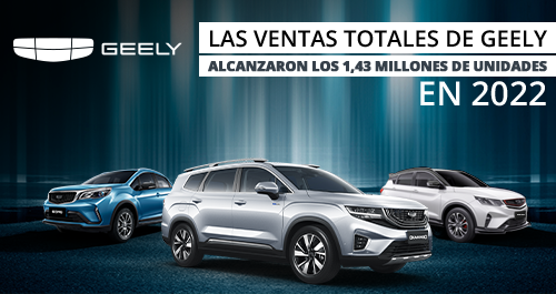 Las ventas totales de Geely 2022