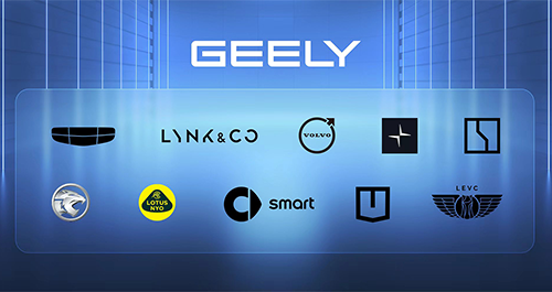 Las ventas anuales de las marcas de Geely Holding